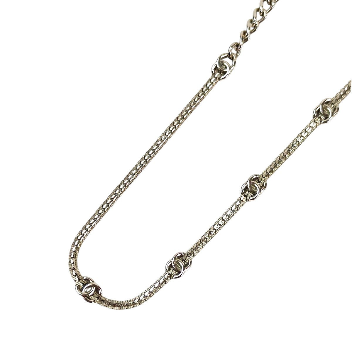 CHANEL シャネル ココマーク 2025年製 ネックレス シルバー 管理番号：11532