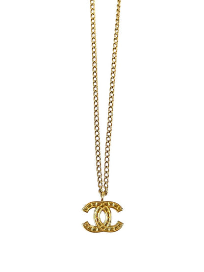 CHANEL シャネル ココマーク コメ有 2003年製 ネックレス ゴールド 管理番号：11533