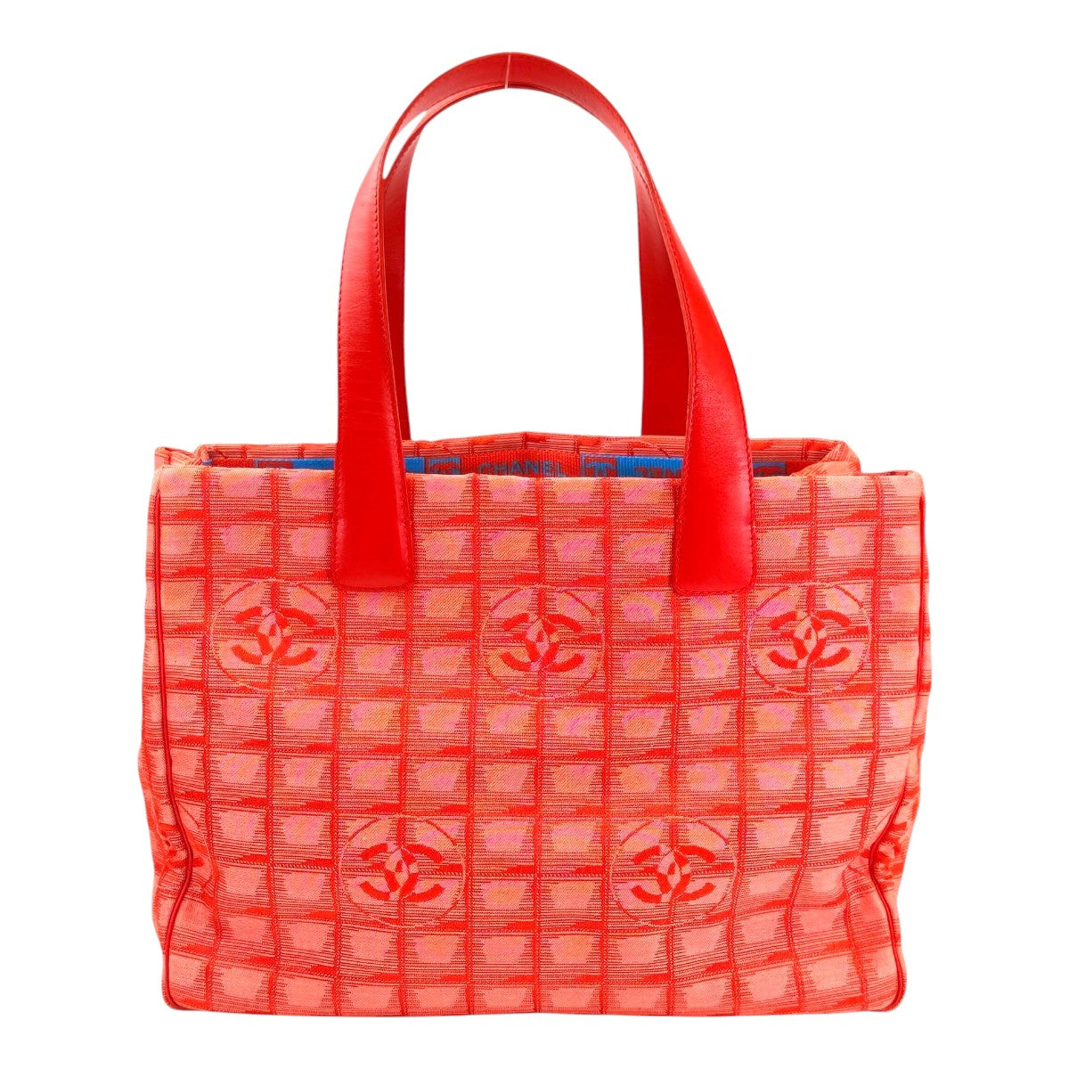 CHANEL シャネル ニュートラベルライントートバッグ レッド  管理番号：11540