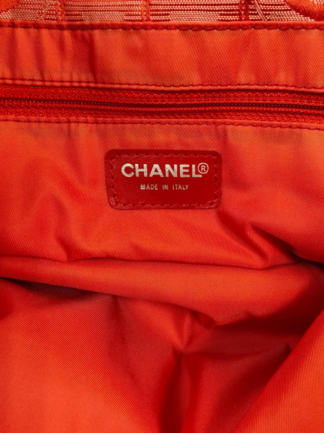 CHANEL シャネル ニュートラベルライントートバッグ レッド  管理番号：11540