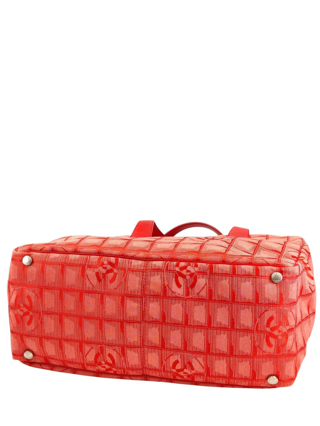 CHANEL シャネル ニュートラベルライントートバッグ レッド  管理番号：11540