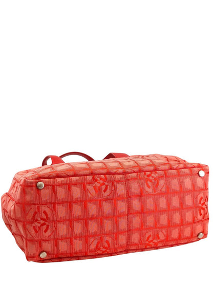 CHANEL シャネル ニュートラベルライントートバッグ レッド  管理番号：11540