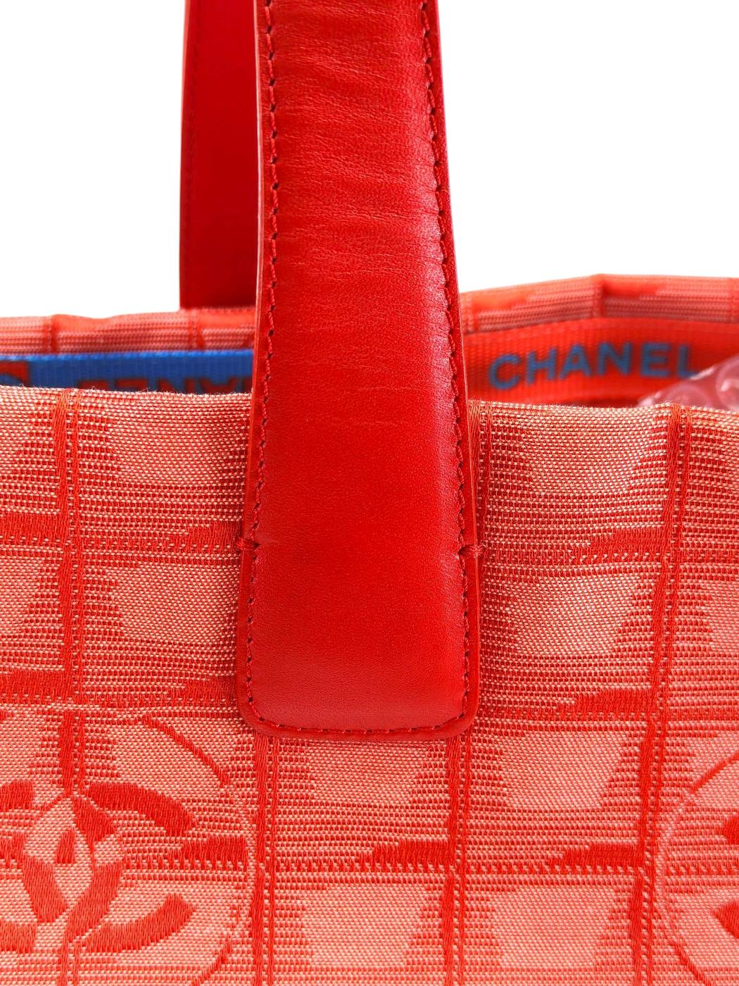 CHANEL シャネル ニュートラベルライントートバッグ レッド  管理番号：11540