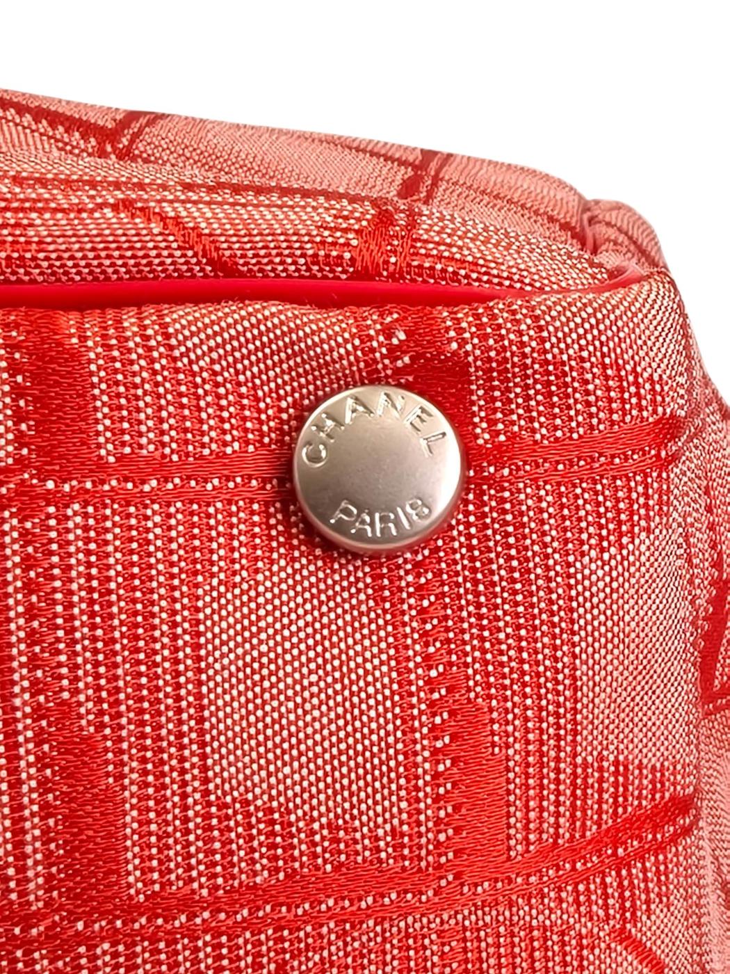 CHANEL シャネル ニュートラベルライントートバッグ レッド  管理番号：11540