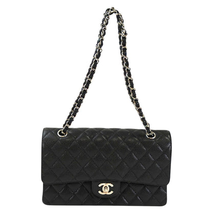 CHANEL シャネル マトラッセ25 Wフラップチェーンショルダーバッグ 13番台 ブラック 管理番号：11563