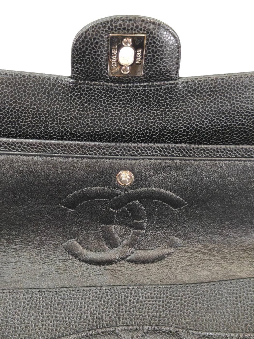 CHANEL シャネル マトラッセ25 Wフラップチェーンショルダーバッグ 13番台 ブラック 管理番号：11563