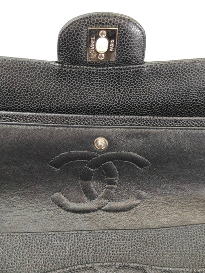 CHANEL シャネル マトラッセ25 Wフラップチェーンショルダーバッグ 13番台 ブラック 管理番号：11563