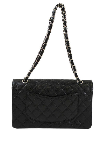 CHANEL シャネル マトラッセ25 Wフラップチェーンショルダーバッグ 13番台 ブラック 管理番号：11563