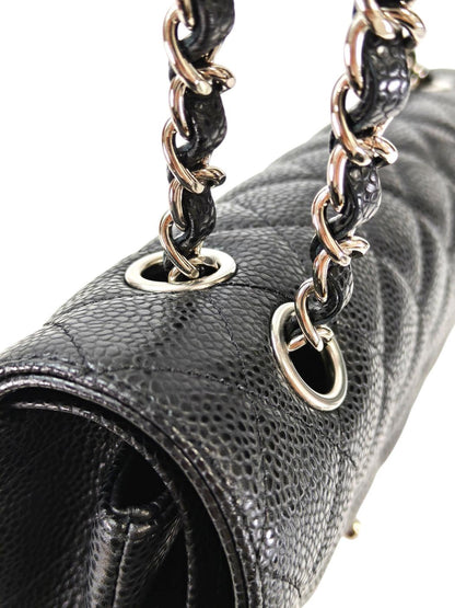 CHANEL シャネル マトラッセ25 Wフラップチェーンショルダーバッグ 13番台 ブラック 管理番号：11563