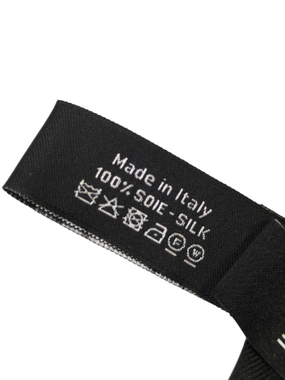 CHANEL シャネル ココマーク ドット柄 スカーフ ブラック×ホワイト 管理番号：11570