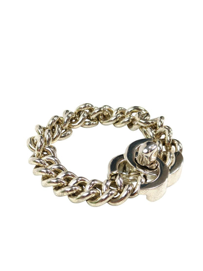 CHANEL シャネル ココマーク ターンロック 1996年 ブレスレット シルバー 管理番号：11571