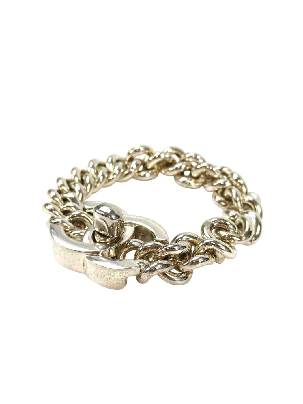 CHANEL シャネル ココマーク ターンロック 1996年 ブレスレット シルバー 管理番号：11571
