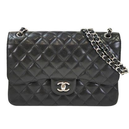 CHANEL シャネル マトラッセ30 シルバーチェーン 24番台 ショルダーバッグ ブラック 管理番号：11574