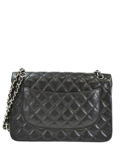 CHANEL シャネル マトラッセ30 シルバーチェーン 24番台 ショルダーバッグ ブラック 管理番号：11574