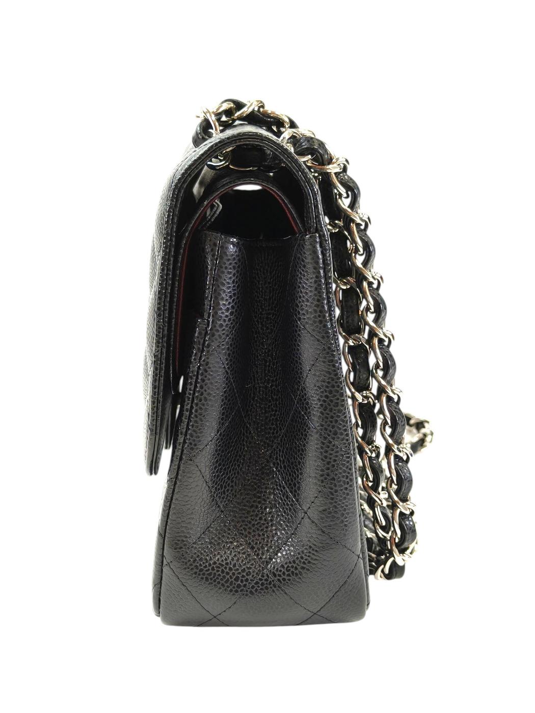 CHANEL シャネル マトラッセ30 シルバーチェーン 24番台 ショルダーバッグ ブラック 管理番号：11574
