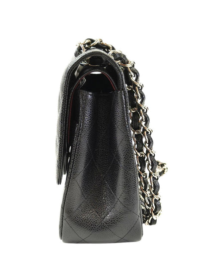 CHANEL シャネル マトラッセ30 シルバーチェーン 24番台 ショルダーバッグ ブラック 管理番号：11574
