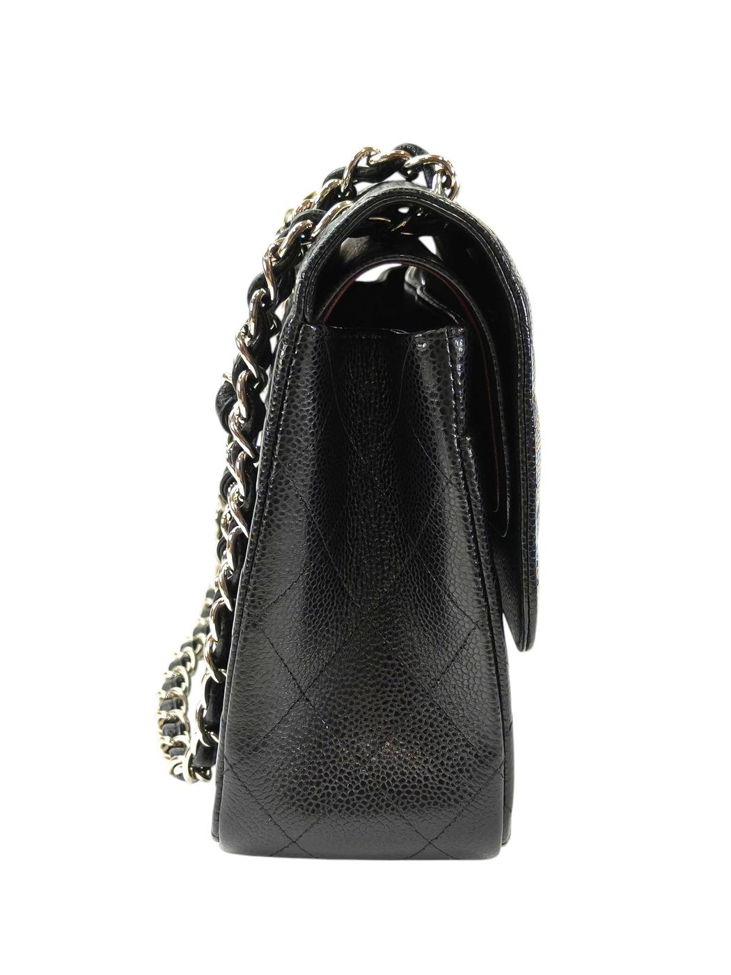 CHANEL シャネル マトラッセ30 シルバーチェーン 24番台 ショルダーバッグ ブラック 管理番号：11574