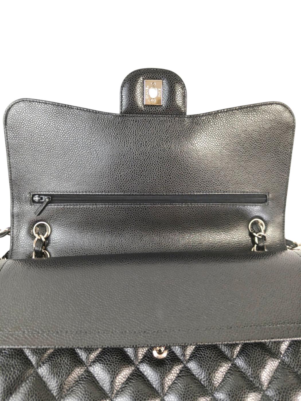 CHANEL シャネル マトラッセ30 シルバーチェーン 24番台 ショルダーバッグ ブラック 管理番号：11574