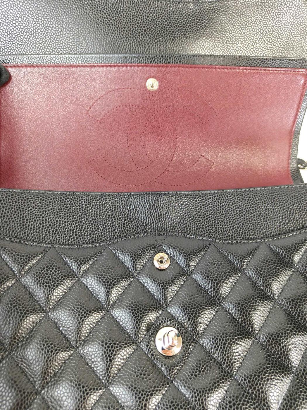 CHANEL シャネル マトラッセ30 シルバーチェーン 24番台 ショルダーバッグ ブラック 管理番号：11574