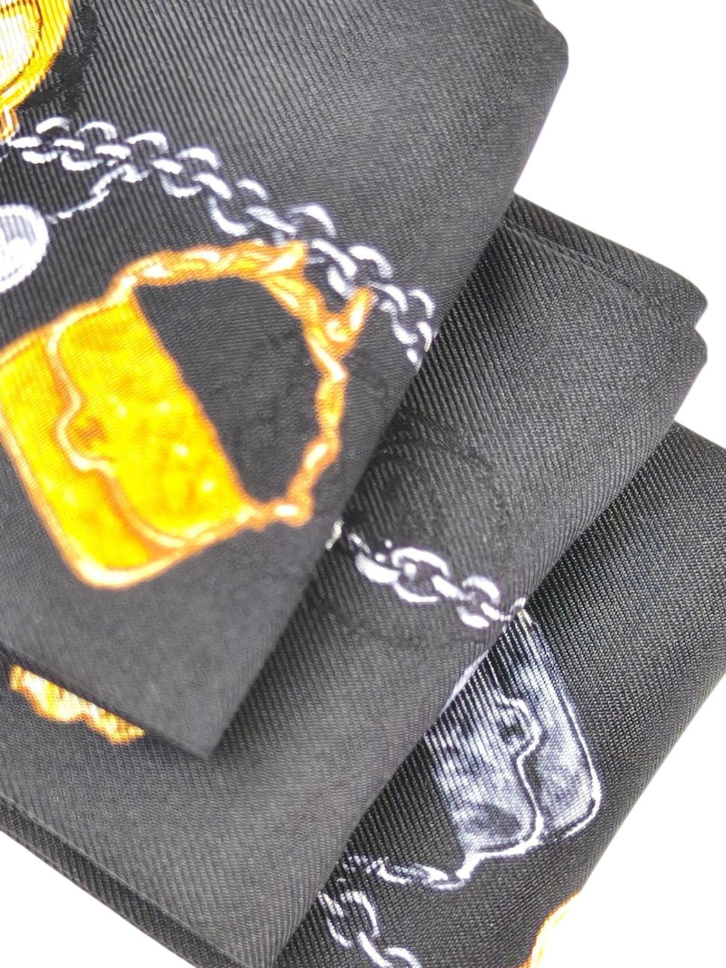 CHANEL シャネル ジュエリー柄 ツイリー ブラック 管理番号：11578