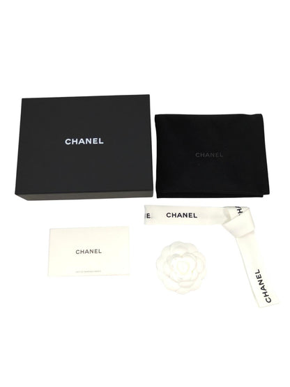 CHANEL シャネル マトラッセ ココマーク 三つ折り財布 ブラック 管理番号：11579