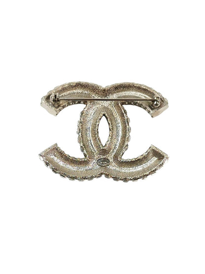 CHANEL シャネル ココマークラインブローチ シルバー 管理番号：11583