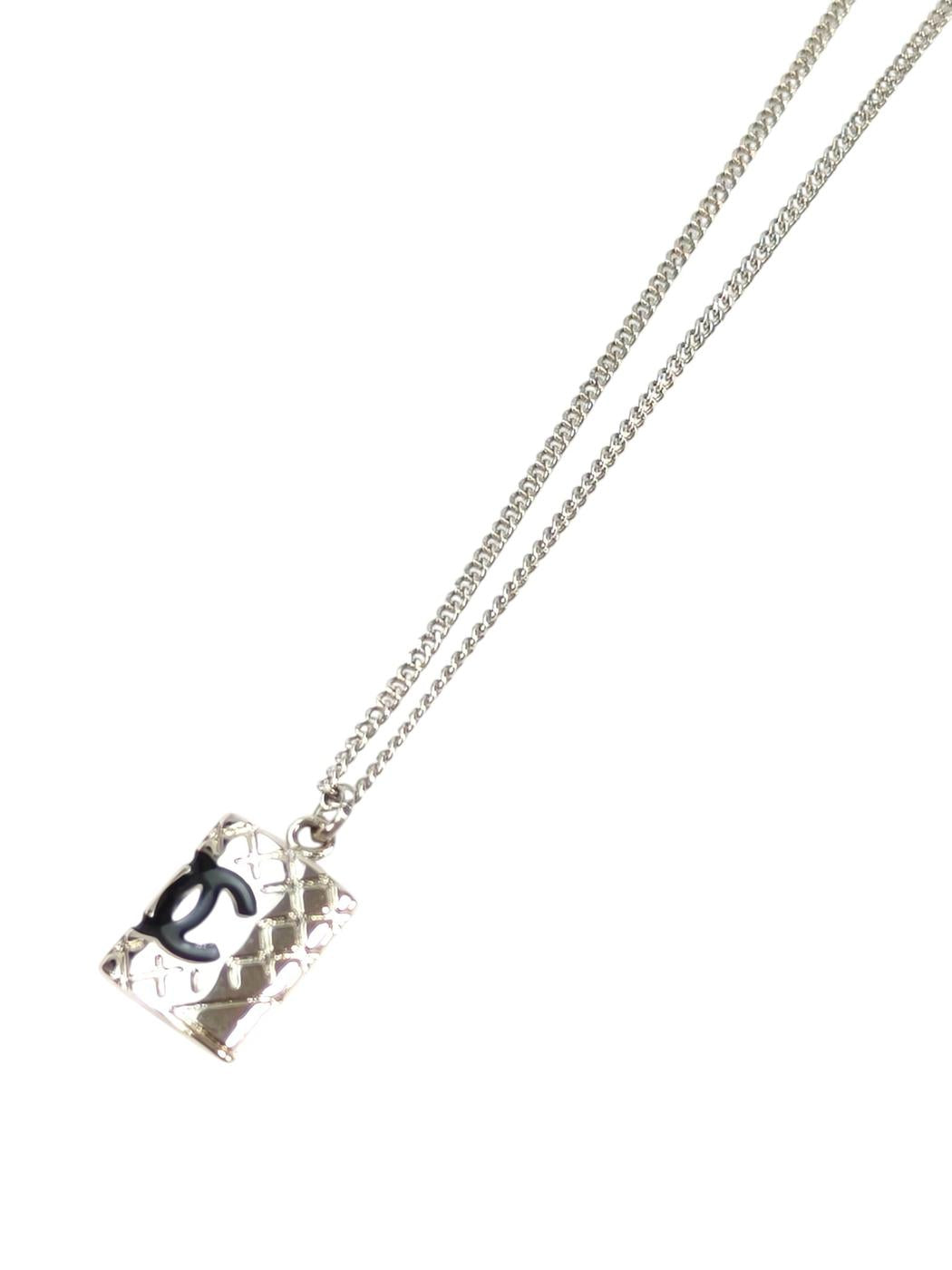 CHANEL シャネル カンボンライン ココマーク ネックレス シルバー 管理番号：11587