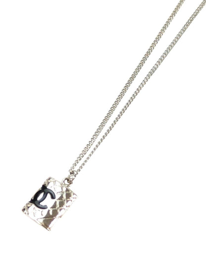 CHANEL シャネル カンボンライン ココマーク ネックレス シルバー 管理番号：11587