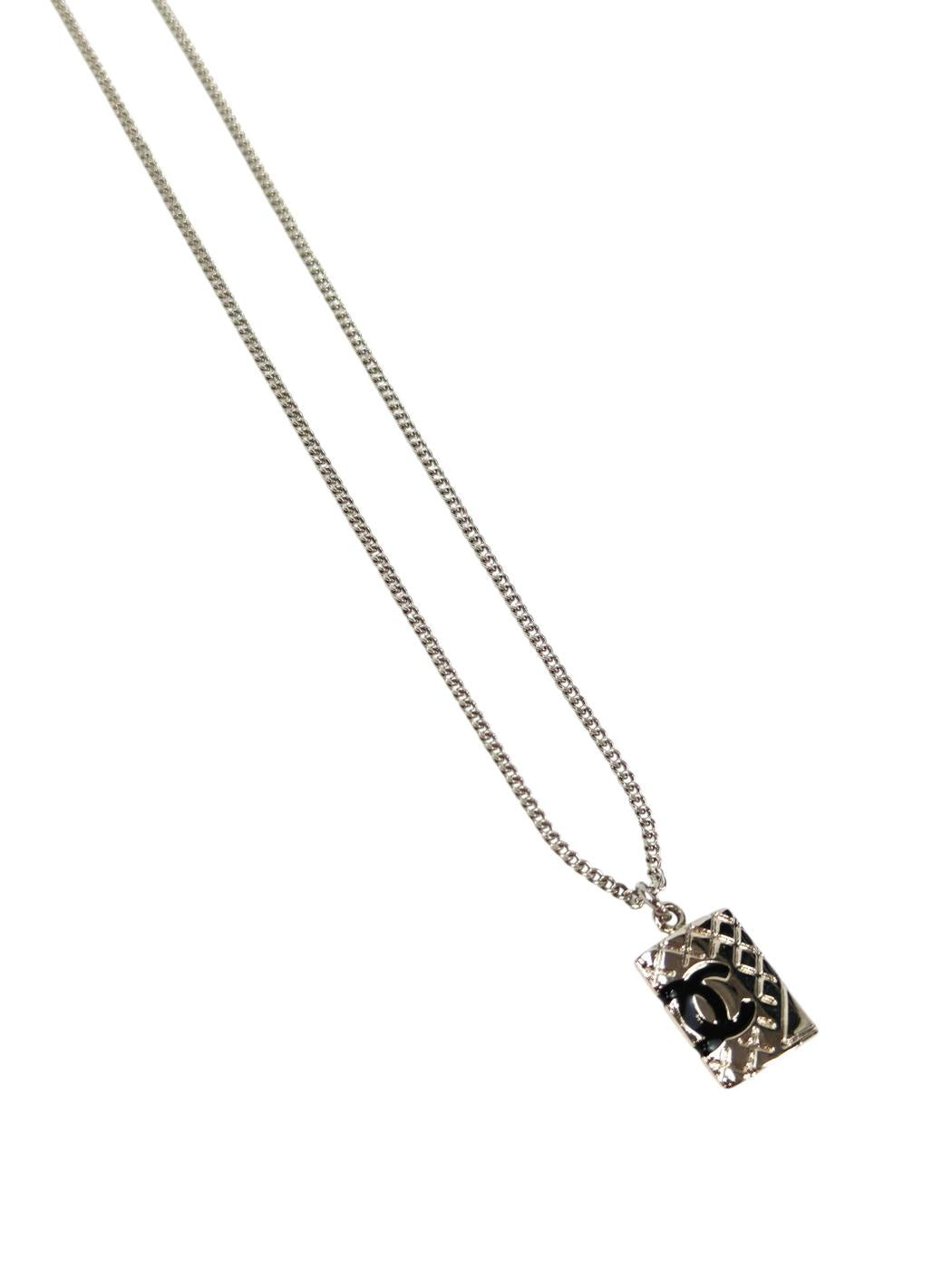 CHANEL シャネル カンボンライン ココマーク ネックレス シルバー 管理番号：11587