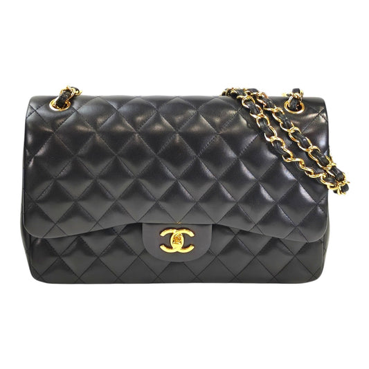 CHANEL シャネル マトラッセ ダブルフラップ 30 20番台 ショルダーバッグ ブラック 管理番号：11594