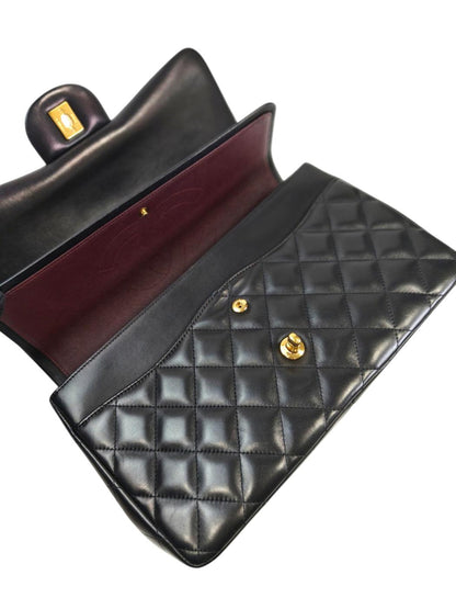 CHANEL シャネル マトラッセ ダブルフラップ 30 20番台 ショルダーバッグ ブラック 管理番号：11594