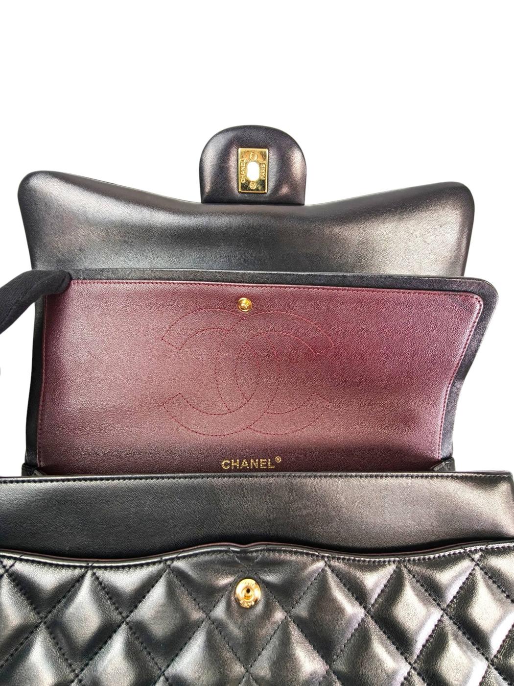CHANEL シャネル マトラッセ ダブルフラップ 30 20番台 ショルダーバッグ ブラック 管理番号：11594
