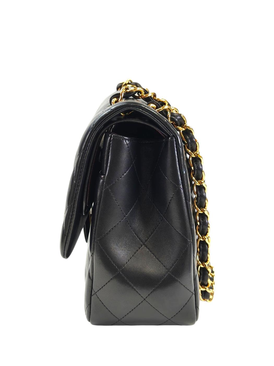 CHANEL シャネル マトラッセ ダブルフラップ 30 20番台 ショルダーバッグ ブラック 管理番号：11594