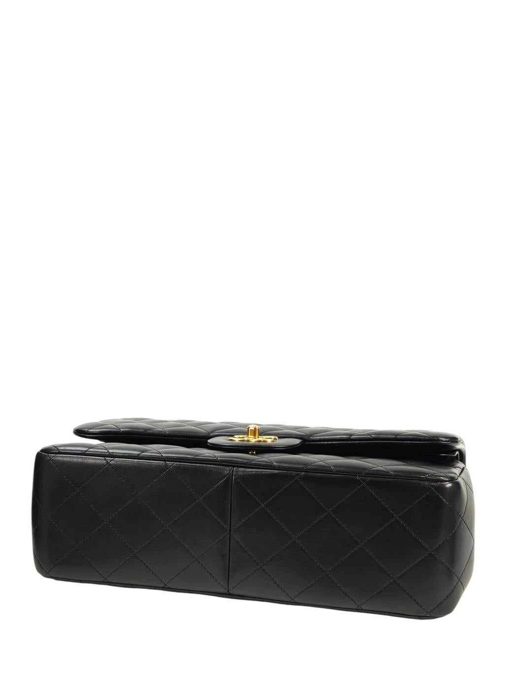 CHANEL シャネル マトラッセ ダブルフラップ 30 20番台 ショルダーバッグ ブラック 管理番号：11594