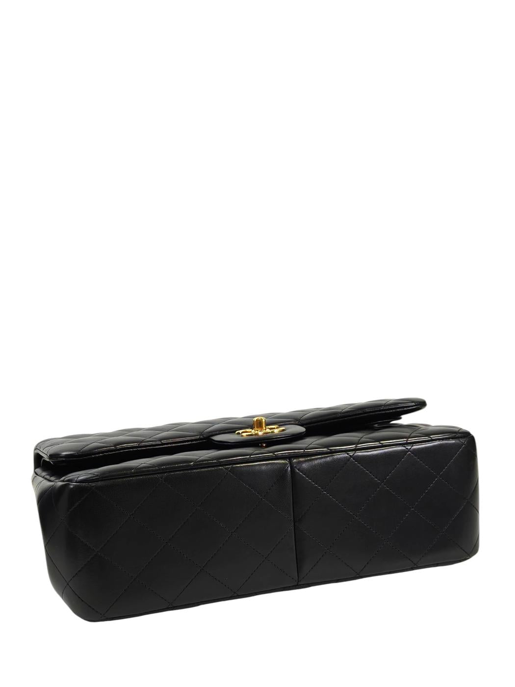 CHANEL シャネル マトラッセ ダブルフラップ 30 20番台 ショルダーバッグ ブラック 管理番号：11594