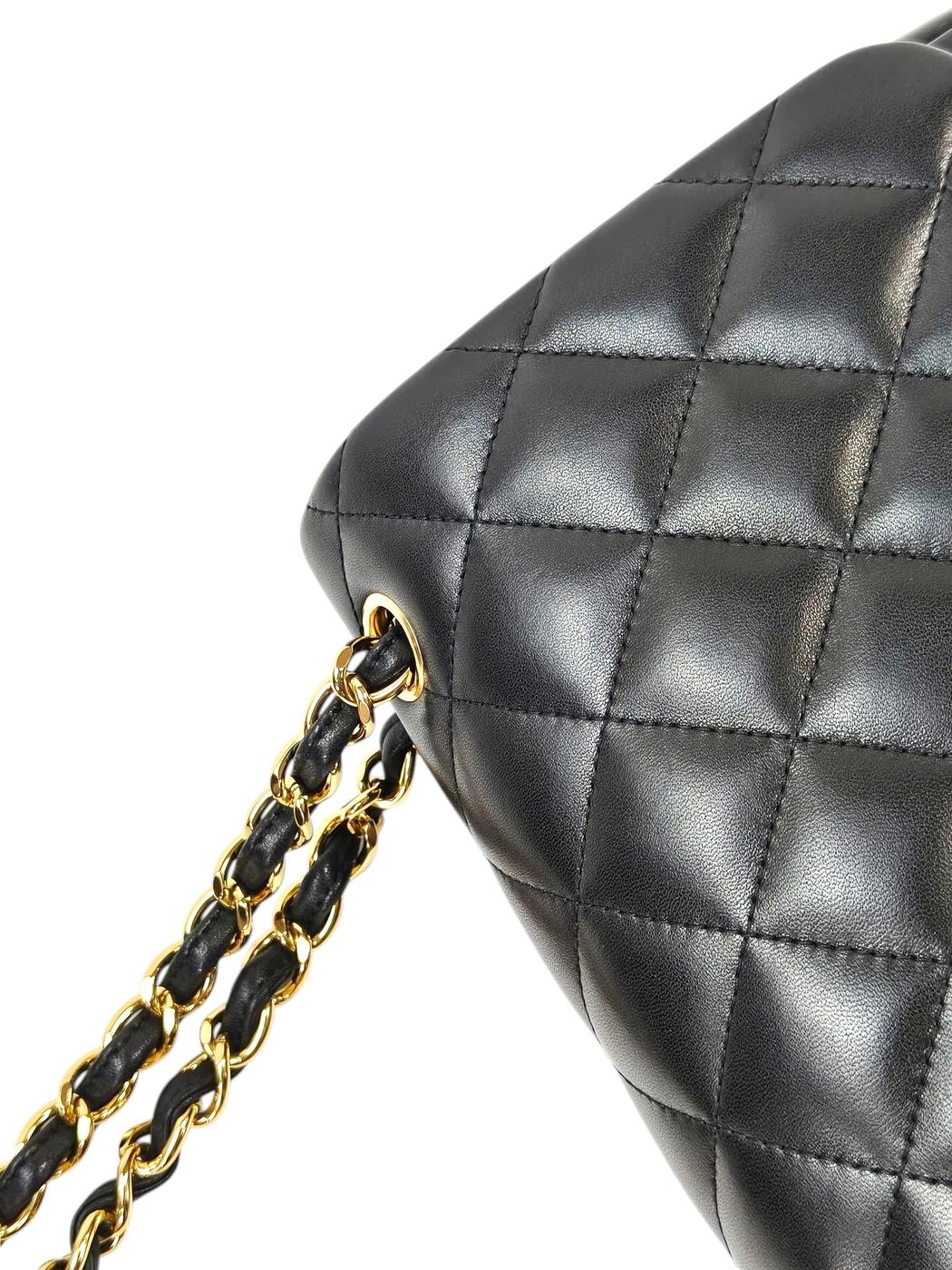 CHANEL シャネル マトラッセ ダブルフラップ 30 20番台 ショルダーバッグ ブラック 管理番号：11594