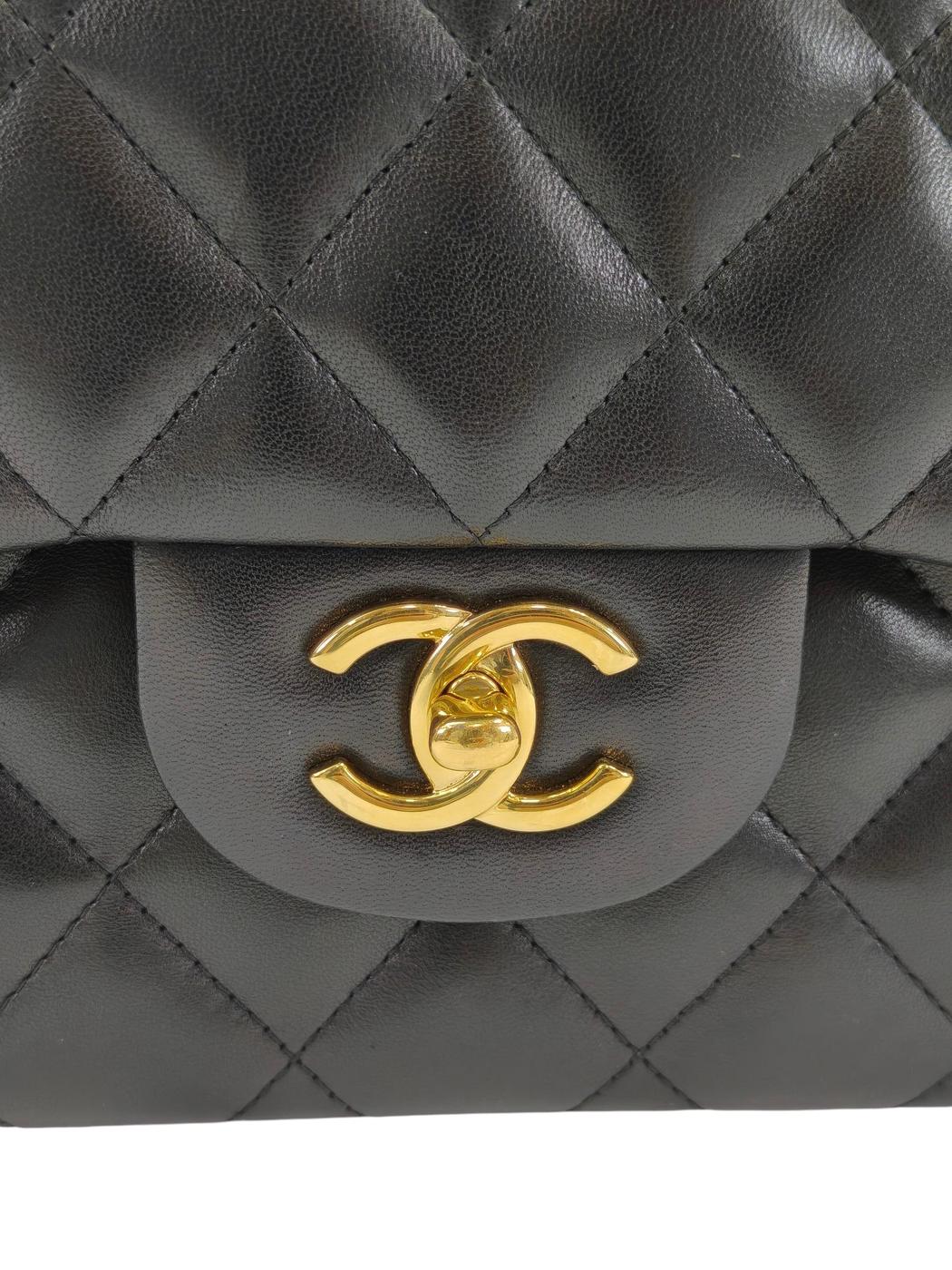 CHANEL シャネル マトラッセ ダブルフラップ 30 20番台 ショルダーバッグ ブラック 管理番号：11594