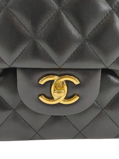 CHANEL シャネル マトラッセ ダブルフラップ 30 20番台 ショルダーバッグ ブラック 管理番号：11594