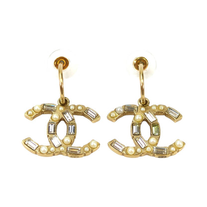 CHANEL シャネル ココマーク 2009年製 ピアス ゴールド 管理番号：11595