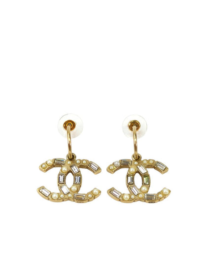 CHANEL シャネル ココマーク 2009年製 ピアス ゴールド 管理番号：11595