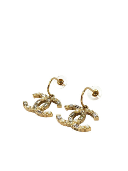 CHANEL シャネル ココマーク 2009年製 ピアス ゴールド 管理番号：11595