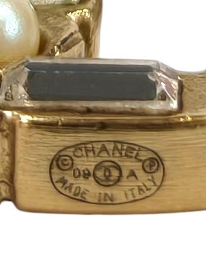 CHANEL シャネル ココマーク 2009年製 ピアス ゴールド 管理番号：11595