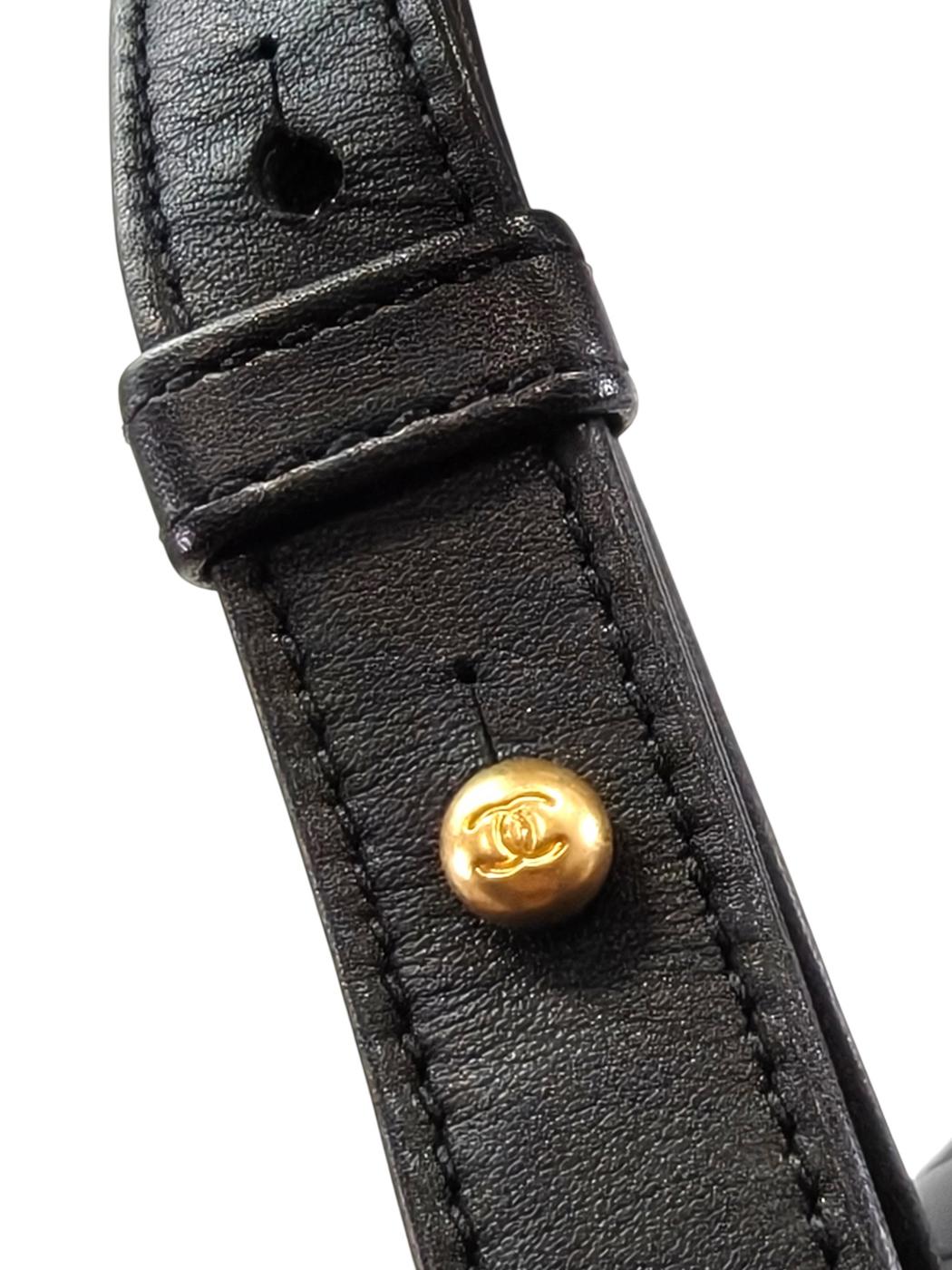 CHANEL シャネル ボーイシャネル 2002年製 ショルダーバッグ ブラック  管理番号：11597