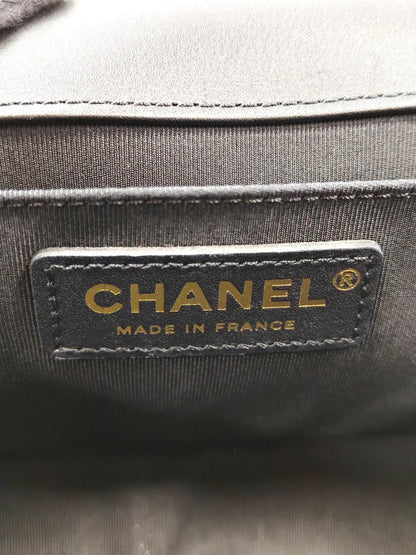 CHANEL シャネル ボーイシャネル 2002年製 ショルダーバッグ ブラック  管理番号：11597