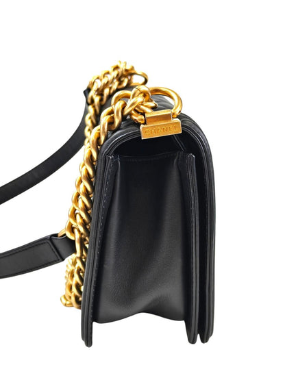 CHANEL シャネル ボーイシャネル 2002年製 ショルダーバッグ ブラック  管理番号：11597