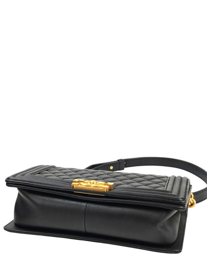 CHANEL シャネル ボーイシャネル 2002年製 ショルダーバッグ ブラック  管理番号：11597