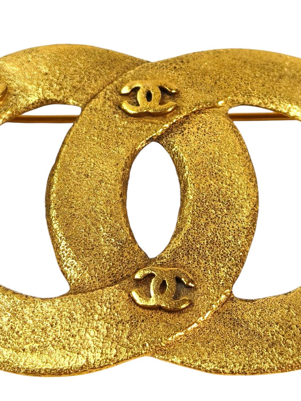 CHANEL シャネル ココマーク ブローチ ゴールド 管理番号：11598