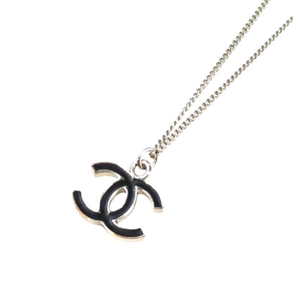 CHANEL シャネル ココマーク ペンダント 2006年製 ネックレス ブラック×シルバー 管理番号：11617