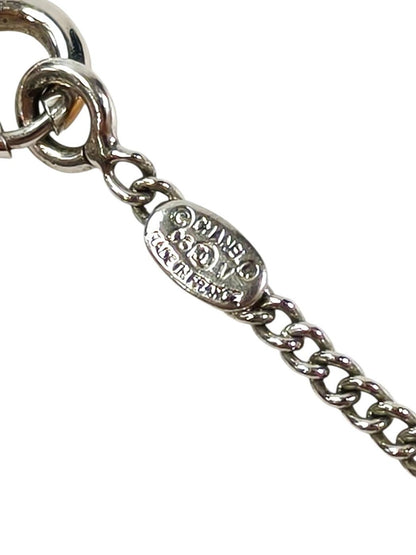 CHANEL シャネル ココマーク ペンダント 2006年製 ネックレス ブラック×シルバー 管理番号：11617