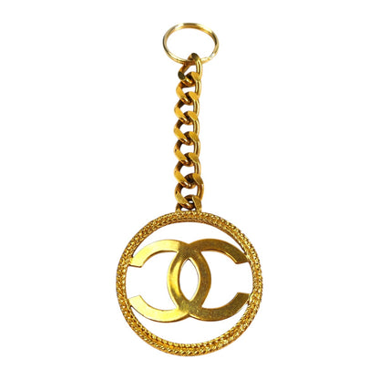 CHANEL シャネル ラウンド ココマーク コメ有 1993年製 キーホルダー ゴールド  管理番号：11642
